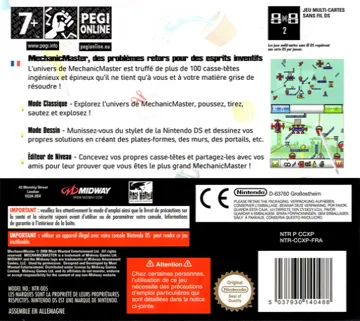 Mechanic Master (Europe) (En,Fr,De,Es,It) box cover back